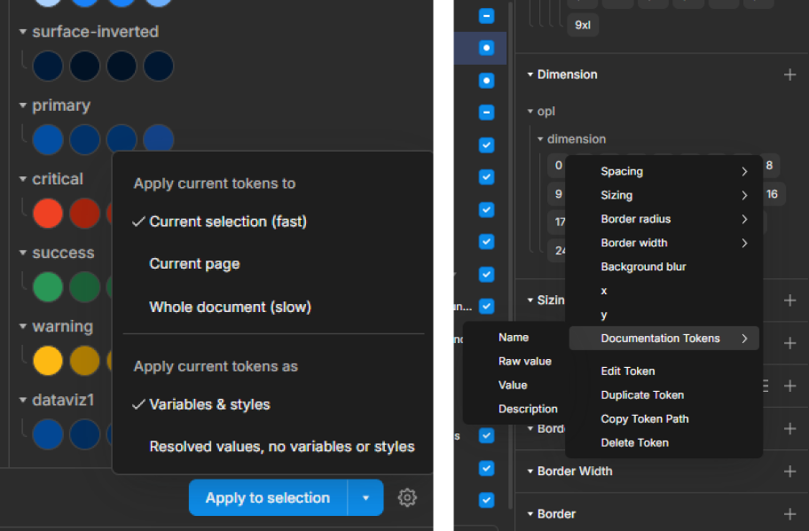 Aplicação na seleção
