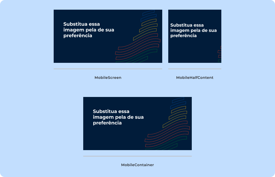 Variações de tamanho do componente Image