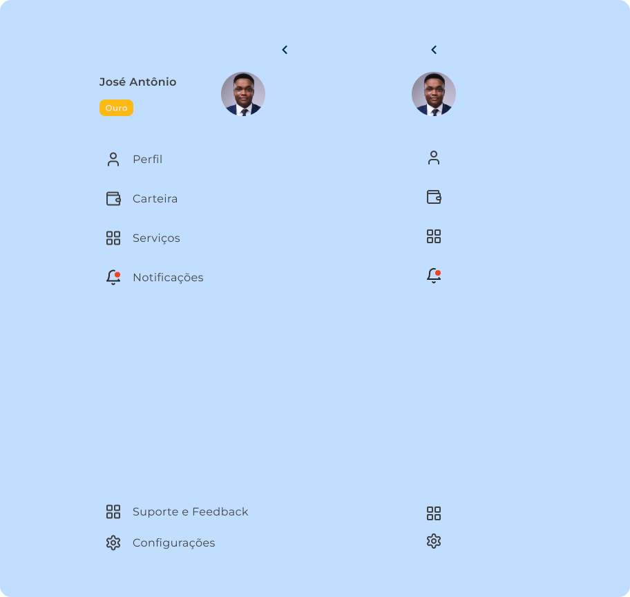 Template do Drawer - Navigation Drawer